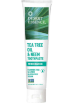 Natural Tea Tree Oil & Neem Toothpaste (Wintergreen) - 176g