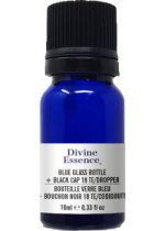 DIY Empty Dropper Bottle (Blue Glass) - 10ml