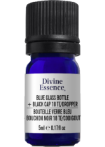 DIY Empty Dropper Bottle (Blue Glass) - 5ml
