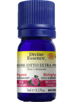 Rose Oil (Otto Extra 5%,  Organic) - 5ml
