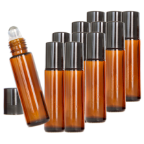 DIY Amber Roll-On Bottles - 12 x 10ml