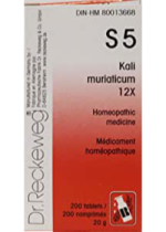 Tissue Salt S5 Kali Muriaticum 12x - 200 Tabs