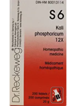 Tissue Salt S6 Kali Phos 12x - 200 Tabs