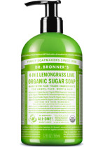 Organic Sugar Soap (Lemongrass Lime) - 355ml