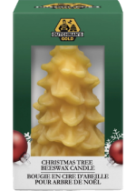 Christmas Tree Beeswax Candle - 1 Candle