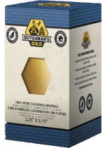 Pure Canadian Beeswax Pillar (Large 2.25” x 3.75”) - 1 Candle