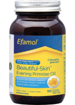 Efamol Beautiful-Skin Evening Primrose Oil 500mg - 90 Caps - Flora