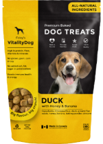 Premium Baked Dog Treats (Duck With Honey & Banana) - 400g