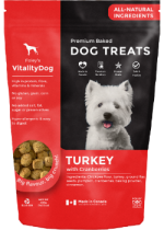 Premium Baked Dog Treats (Turkey With Cranberries) - 400g