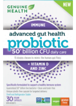 Advanced Gut Health Probiotic Defense + Vitamin D & Zinc (50 Billion CFU) - 30 V-Caps