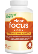 Clear Focus With Lion's Mane Mushroom - 60 Caps