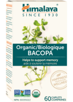 Organic Bacopa - 60 Caplets - Himalaya 