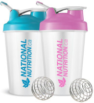 His & Hers Shaker Cup Duo (Pink & Blue) - 2 x 450ml