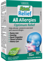 Real Relief All Allergies - 60 Chew Tabs