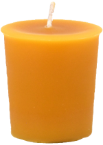 Pure Beeswax Candle Votive (Natural) - 2 Inch