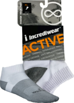 Active Socks (Low Cut, White, XL) - 1 Pair