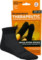 Circulation Socks (Low Cut, Black, SM) - 1 Pair