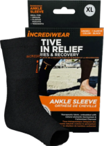 Unisex Ankle Sleeve (Black, XL) - 1 Sleeve