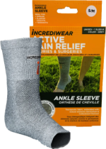 Unisex Ankle Sleeve (Grey, SM/Med) - 1 Sleeve