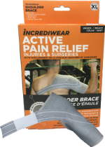 Unisex Shoulder Brace (Grey, XL) - 1 Brace