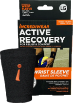 Unisex Wrist Sleeve (Black, LG) - 1 Sleeve