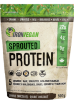 Iron Vegan Raw Sprouted Protein (Chocolate) - 500g