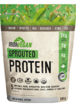Iron Vegan Raw Sprouted Protein (Unflavoured) - 500g