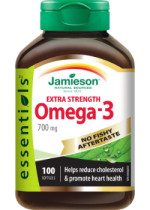 Omega-3 Extra Strength (No Fishy Aftertaste) 700mg - 100 Softgels