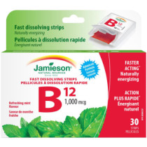 Vitamin B-12 Methylcobalamin (Fresh Mint) 1,000mcg - 30 Strips
