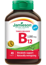 Vitamin B-12 Timed Release (Methylcobalamin) 5,000mcg - 45 Tabs
