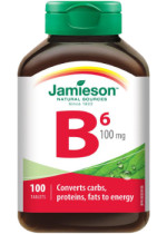 Vitamin B-6 (Pyridoxine) 100mg - 100 Tabs
