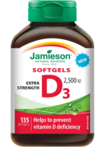 Extra Strength D3 2,500iu - 135 Softgels