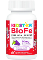 BioFe Pure Iron Chewable 10mg (Grape) - 60 Chew Tabs