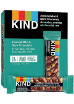 Almond Mint & Dark Chocolate Bars - 12 x 40g