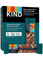 Almonds, Sea Salt & Dark Chocolate Bars - 12 x 40g