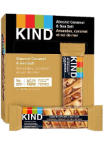 Almond Caramel & Sea Salt Bars - 12 x 40g