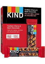 Cashew Cherry & Dark Chocolate Bars - 12 x 40g