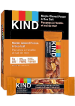 Maple Glazed Pecans & Sea Salt Bars - 12 x 40g