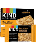 Kind Healthy Grains (Oats & Honey With Toasted Coconut) - 5 x 35g