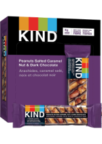 Peanuts Salted Caramel Nut & Dark Chocolate Bars - 12 x 40g