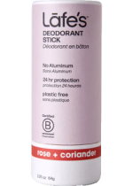 Deodorant Plastic-Free Stick (Rose & Coriander) - 64g