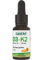 Organic Vitamin D3 250iu & K2 30mcg (Orange) - 13.5ml