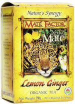 Organic Mate Tea (Lemon Ginger) - 20 Tea Bags