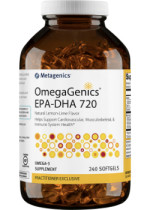 Omega Genics EPA-DHA 720 (Lemon Lime) - 240 Softgels