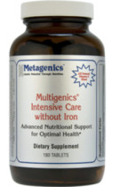Multigenics Intensive Care Without Iron - 180 Tabs