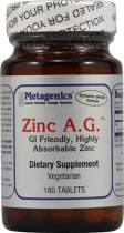 Zinc A.G. - 180 Tabs