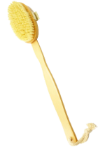 Bath Brush With Sisal Bristles (Oval) - 1 Brush