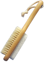 Pumice Stone With Wood Handle - 1 Stone