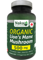Lion's Mane Mushroom (Organic) 500mg - 75 V-Caps