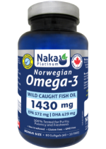Omega-3 (Norwegian) 1430mg - 80 Softgels